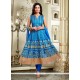 Renowned Art Silk Readymade Anarkali Salwar Suit