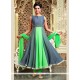 Hypnotizing Embroidered Work Readymade Anarkali Salwar Suit