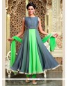 Hypnotizing Embroidered Work Readymade Anarkali Salwar Suit