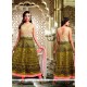 Renowned Art Silk Embroidered Work Readymade Anarkali Salwar Suit