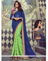 Affectionate Jacquard Patch Border Work Classic Designer Saree