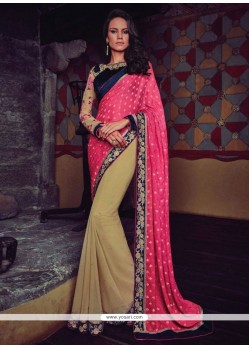 Perfect Patch Border Work Trendy Saree