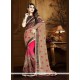 Absorbing Hot Pink Embroidered Work Traditional Designer Sarees