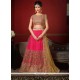 Flamboyant Silk Patch Border Work A Line Lehenga Choli