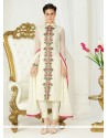 Stunning Embroidered Work Georgette Designer Straight Salwar Suit