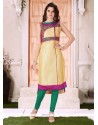 Latest Embroidered Work Silk Party Wear Kurti