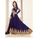 Honourable Net Blue Resham Work Anarkali Salwar Kameez