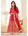 Diya Mirza Embroidered Work Anarkali Salwar Kameez