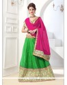 Voluptuous Embroidered Work A Line Lehenga Choli