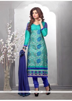 Mystic Chanderi Churidar Designer Suit