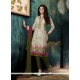 Eye-catchy Green Churidar Designer Suit