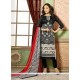 Refreshing Black Churidar Designer Suit