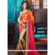 Conspicuous Faux Chiffon Traditional Saree