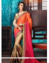 Conspicuous Faux Chiffon Traditional Saree