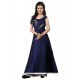 Heavenly Silk Blue Designer Gown