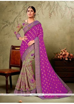 Exquisite Viscose Multi Colour Printed Saree
