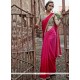 Lively Silk Lace Work Designer Saree