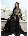 Specialised Georgette Black Embroidered Work Designer Palazzo Salwar Suit