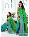 Specialised Tussar Silk Patch Border Work Traditional Saree