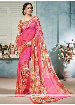 Catchy Georgette Casual Saree