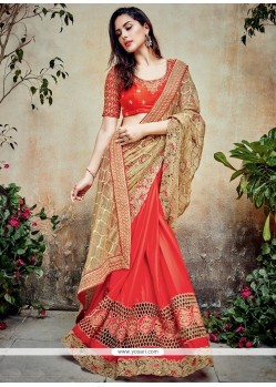 Beauteous Georgette Embroidered Work Classic Designer Saree