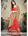 Beauteous Georgette Embroidered Work Classic Designer Saree
