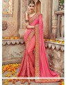 Especial Pink Designer Traditional Sarees
