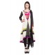 Vibrant Embroidered Work Off White Readymade Suit
