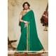 Winsome Lace Work Georgette Designer Saree