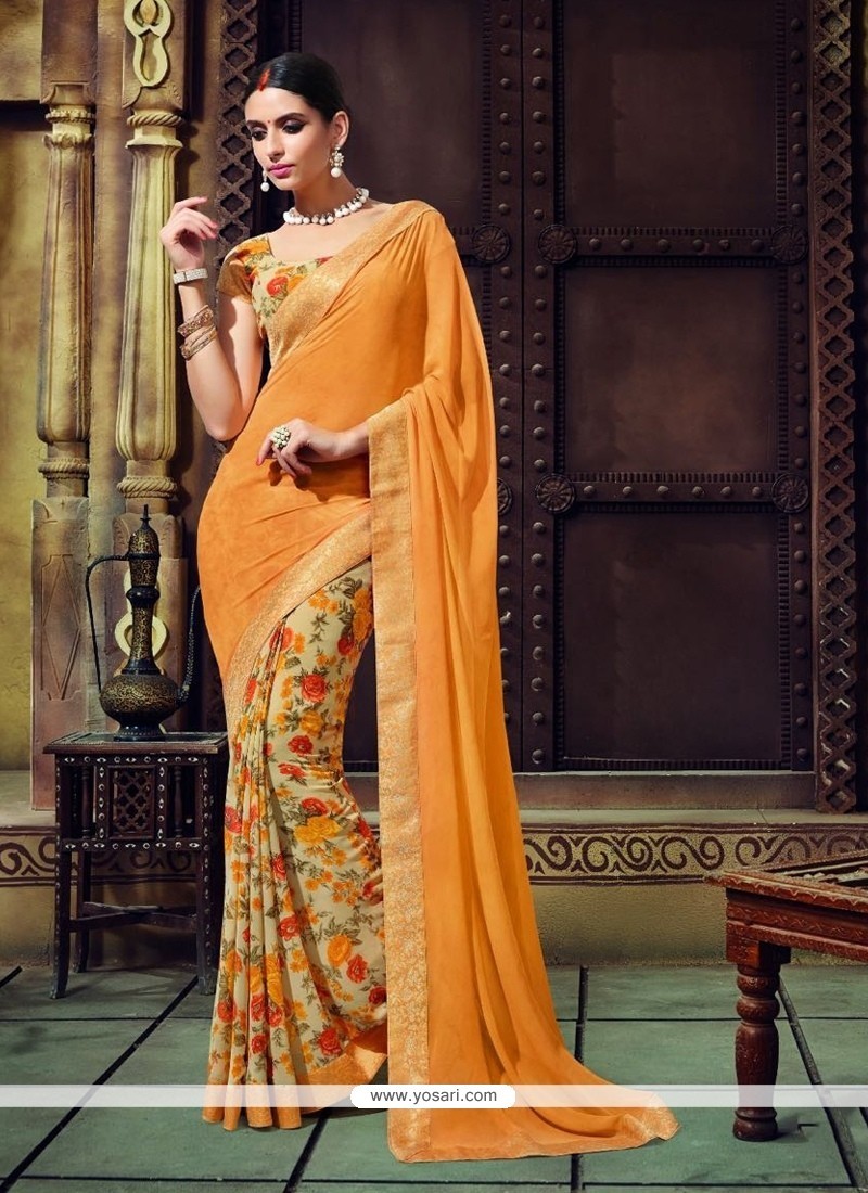 Sightly Georgette Casual Saree