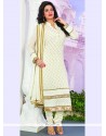 Specialised Lace Work Churidar Designer Suit