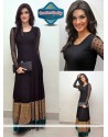 Kriti Sanon Style Black Net Long Gown