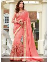 Remarkable Embroidered Work Classic Designer Saree