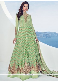 Stunning Net Designer Floor Length Salwar Suit