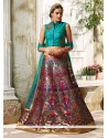Adorable Banarasi Silk Multi Colour A Line Lehenga Choli
