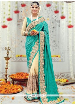 Voluptuous Banarasi Silk Sea Green Designer Traditional Sarees