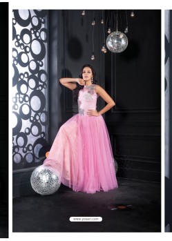 Pink Party wear Gown