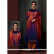 Trendy Print Work Designer Straight Salwar Suit