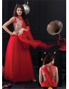 Red Party wear Gown