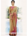 Mesmeric Fancy Fabric Embroidered Work Trendy Saree