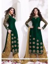 Exuberant Raw Silk Zari Work Designer Palazzo Salwar Suit