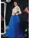 Blue Party wear Gown