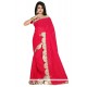 Aesthetic Georgette Embroidered Work Classic Saree