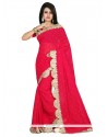 Aesthetic Georgette Embroidered Work Classic Saree