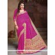 Competent Embroidered Work Traditional Saree