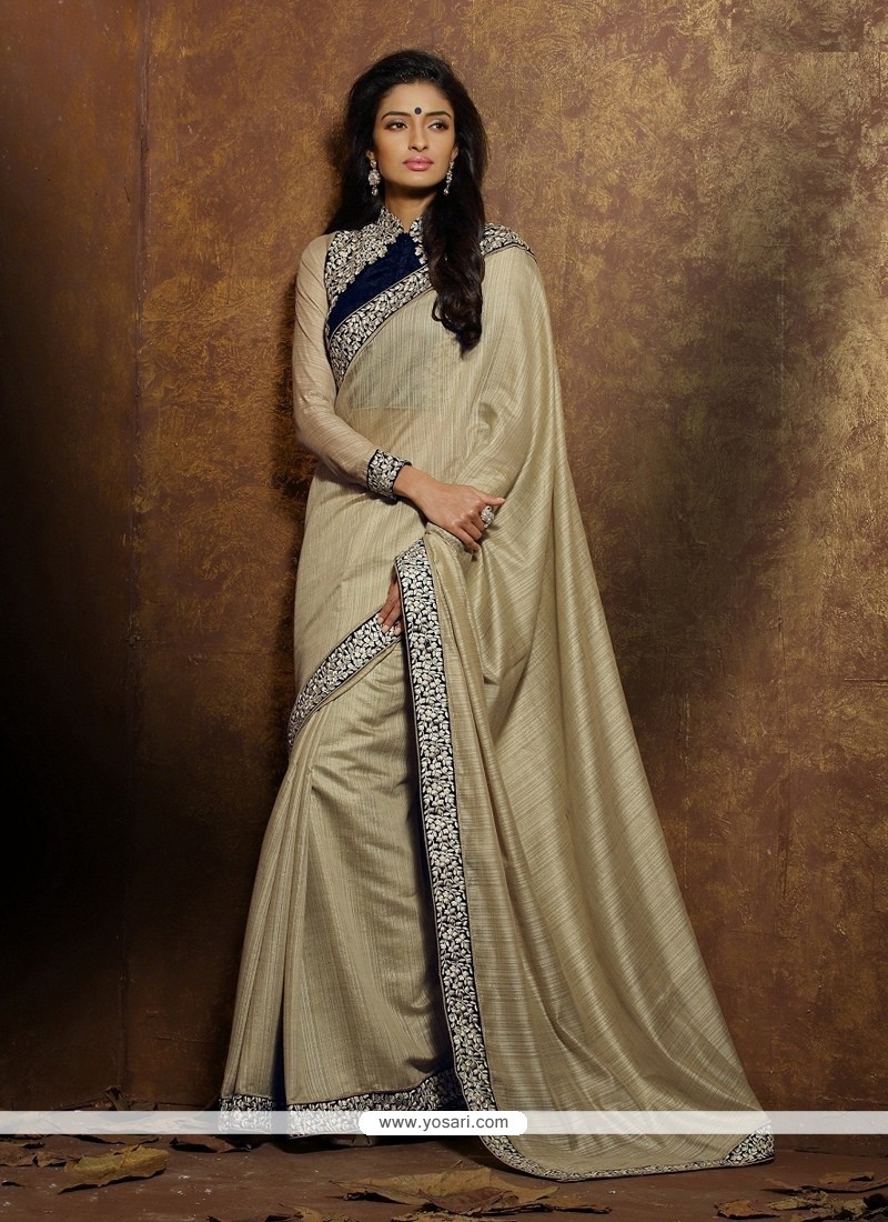 Princely Patch Border Work Classic Saree