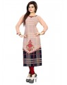 Charismatic Embroidered Work Party Wear Kurti