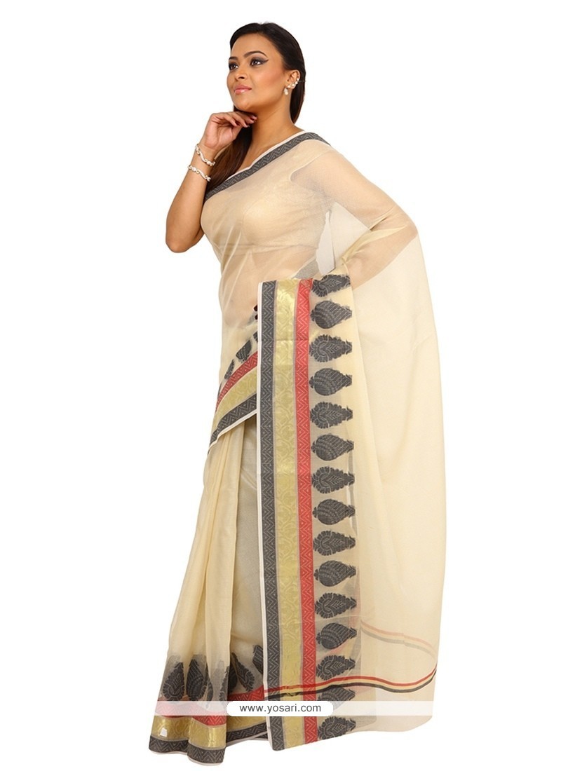 Observable Art Silk Weaving Work Traditional Saree