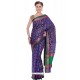 Aspiring Purple Weaving Work Cotton Classic Designer Saree