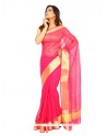 Sophisticated Hot Pink Classic Saree